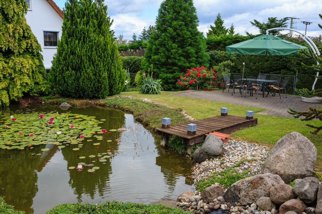 Hotel-Pension Am Rosarium Зангерхаузен Екстериор снимка