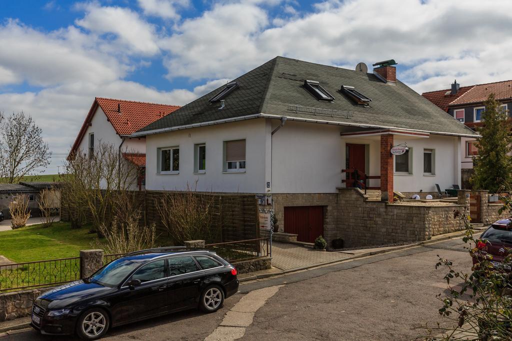 Hotel-Pension Am Rosarium Зангерхаузен Екстериор снимка